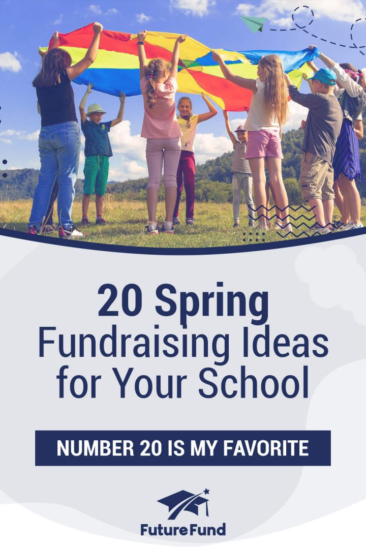 20 Spring Fundraising Ideas for Your School Pinterest asset