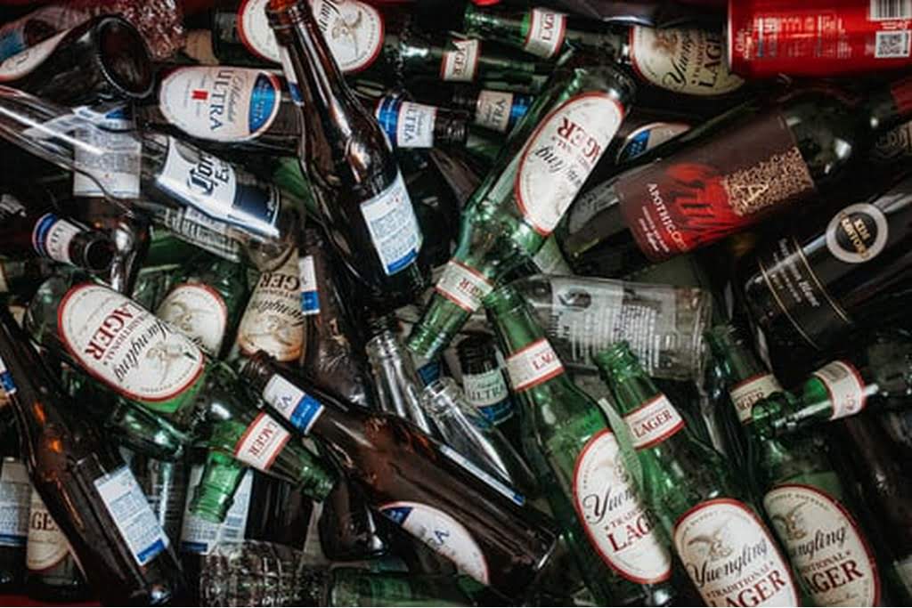 bin full of bottle