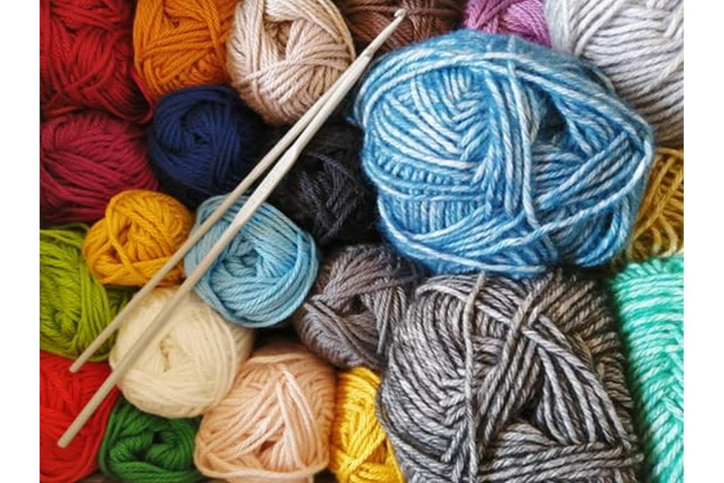 lots of yarn for knitting