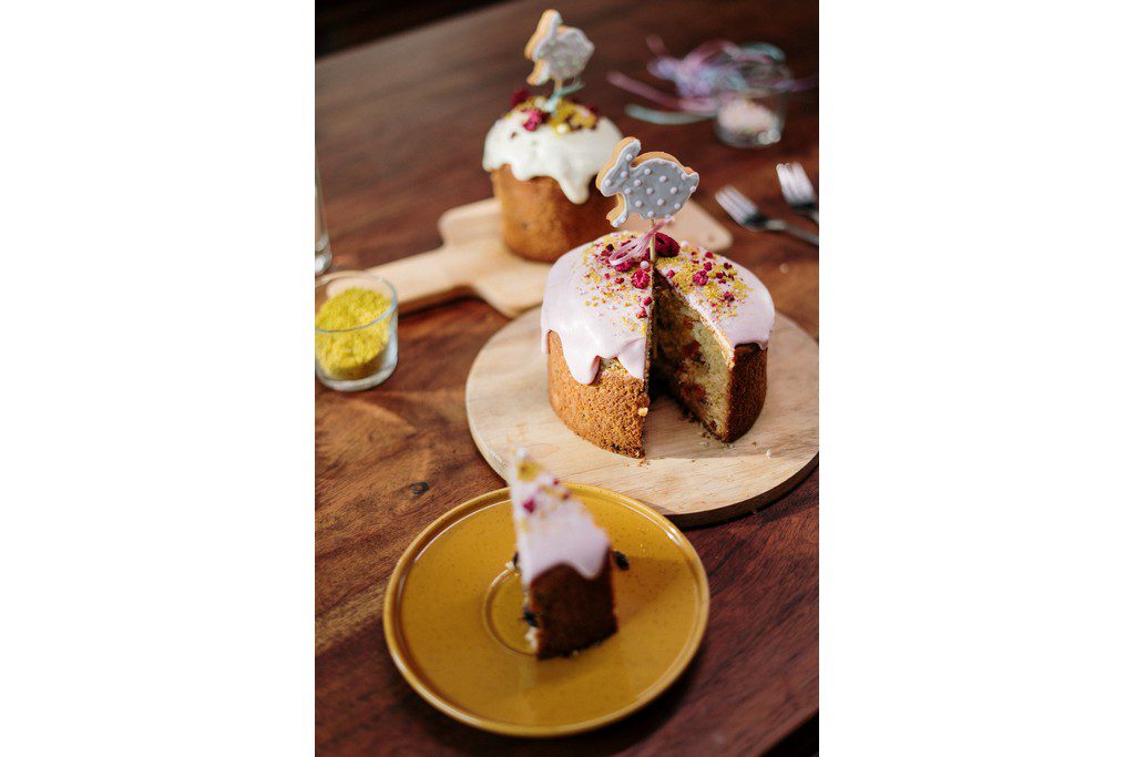 easter-themed cake for an easter-themed cake sale