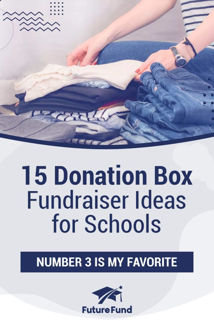 donation box fundraising pinterest