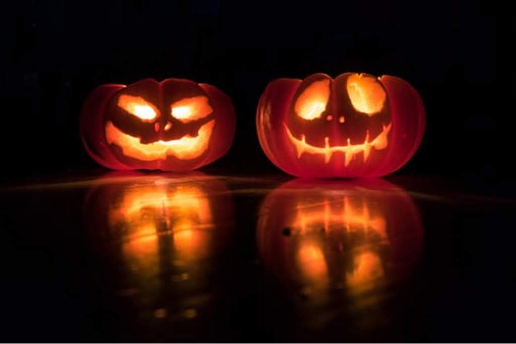 carved pumpkins