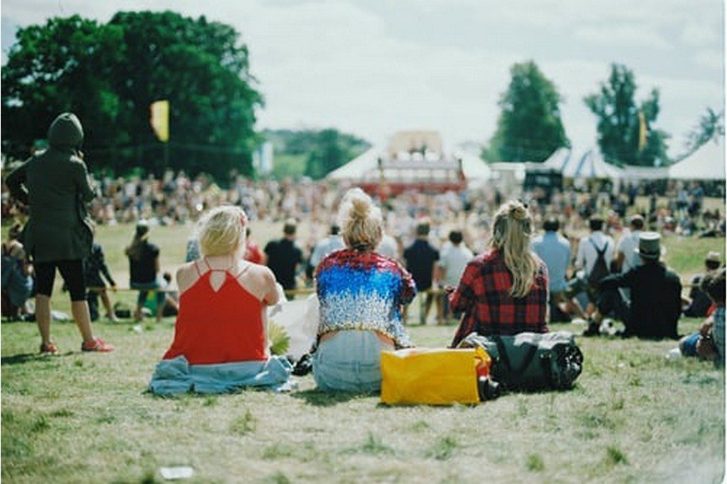 crowd watching a concert