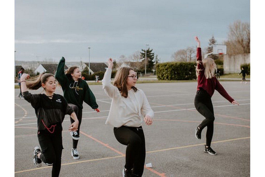 outdoor dance party