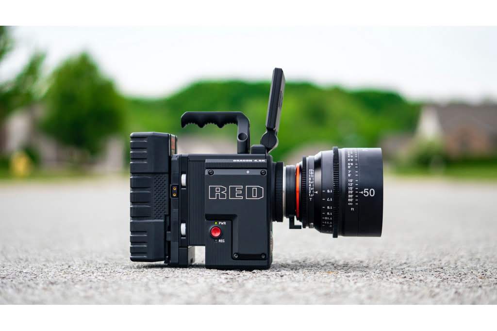 A video camera placed on a road video camera
