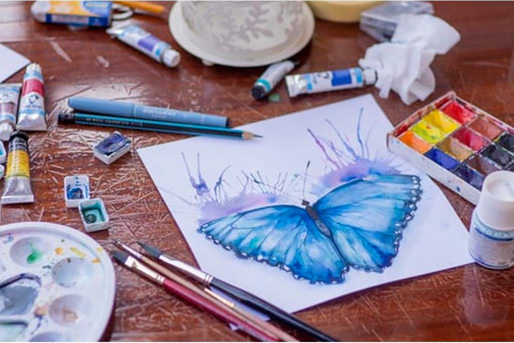 butterfly painting