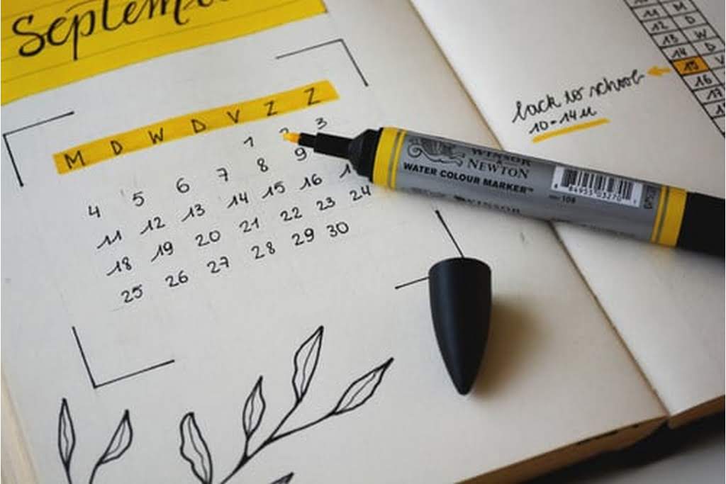 1 month calendar