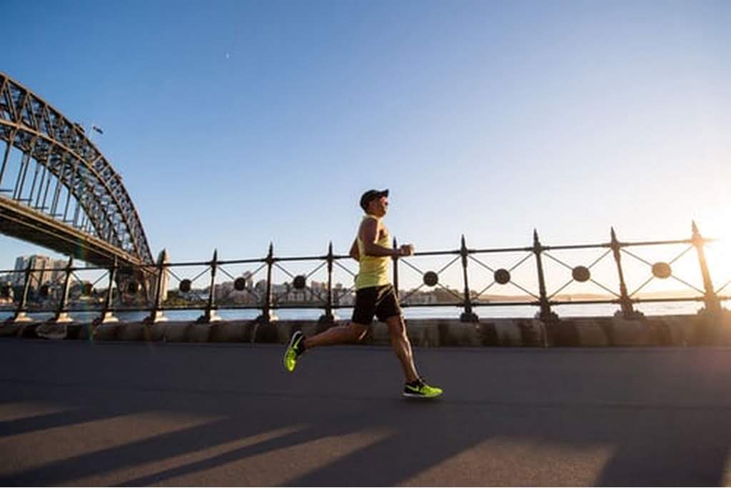 man jogging