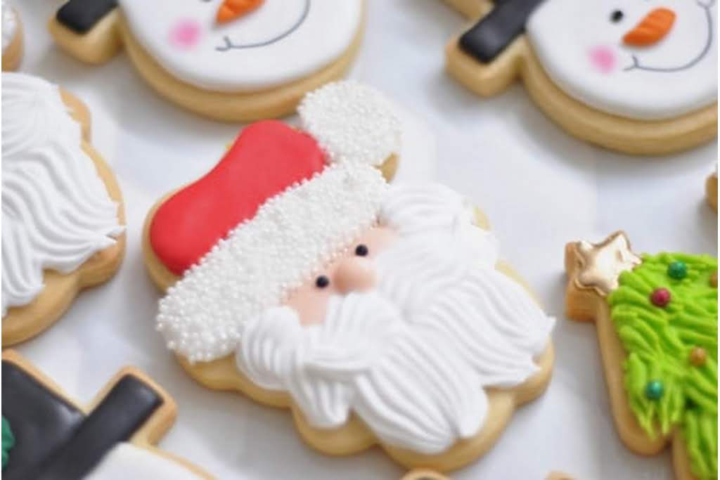 santa cookies