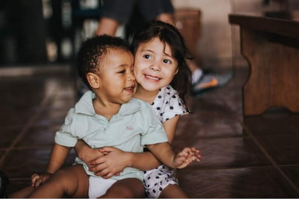 two kids that are friends