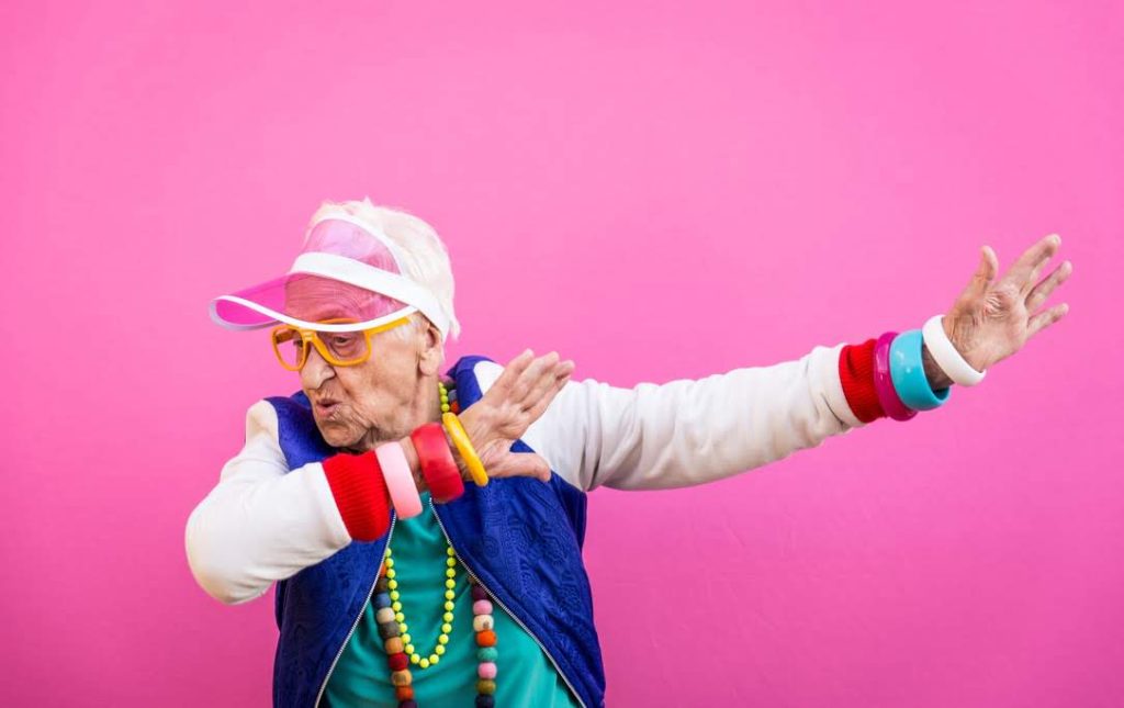 teacher is 80's clothes