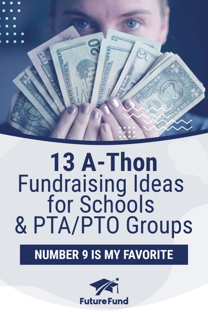 13 a thon fundraising ideas for pta/pto groups pinterest image