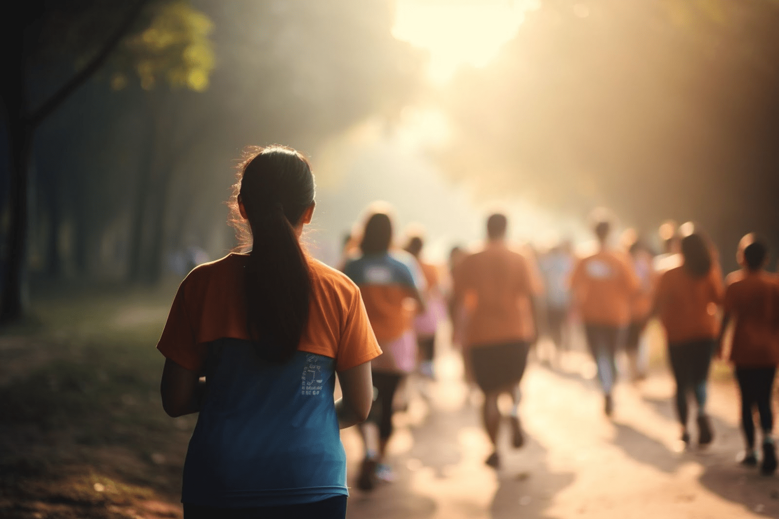 High school students participating in fundraising run overseen by PTA treasurer