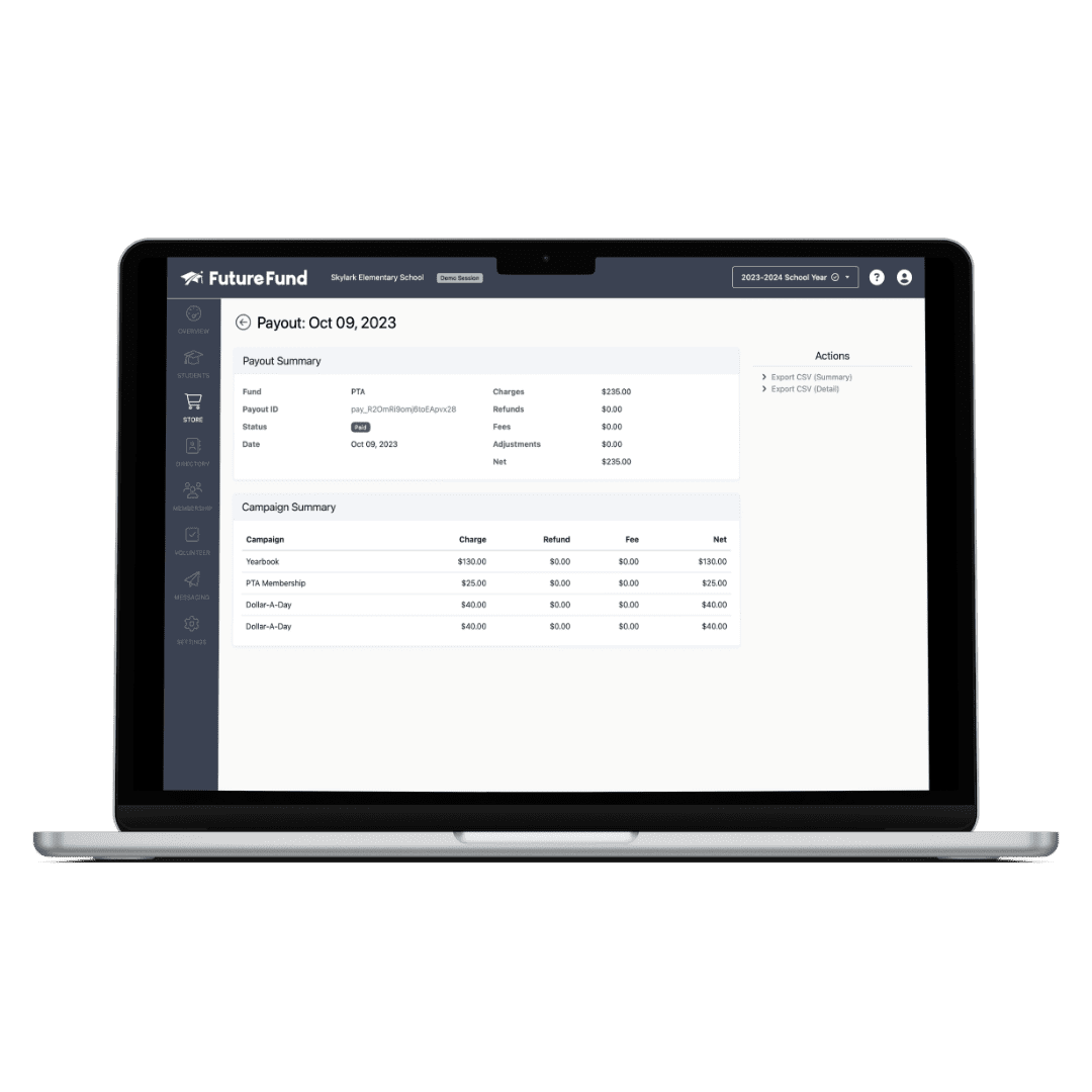 futurefund dashboard