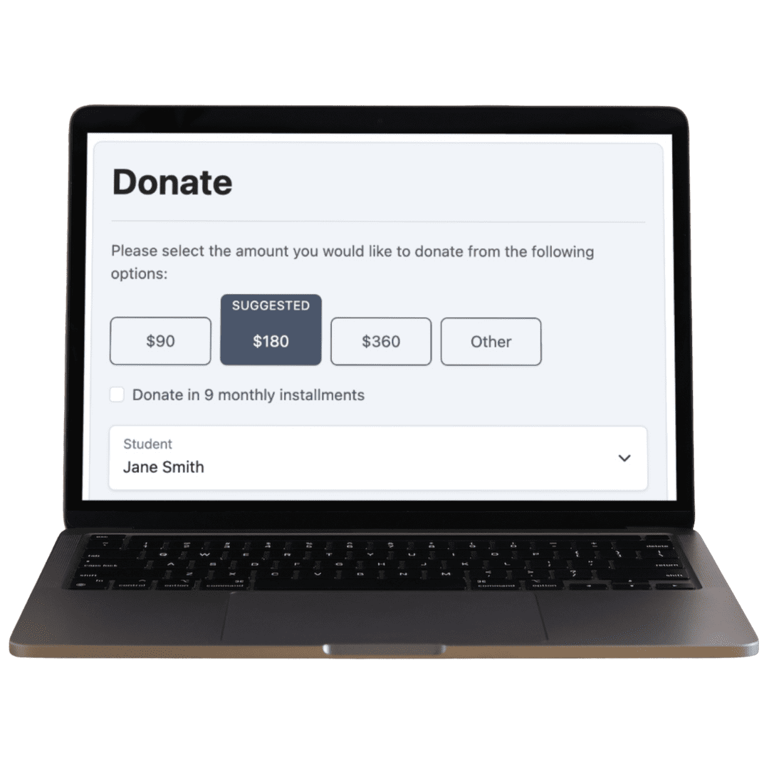 futurefund donation screen